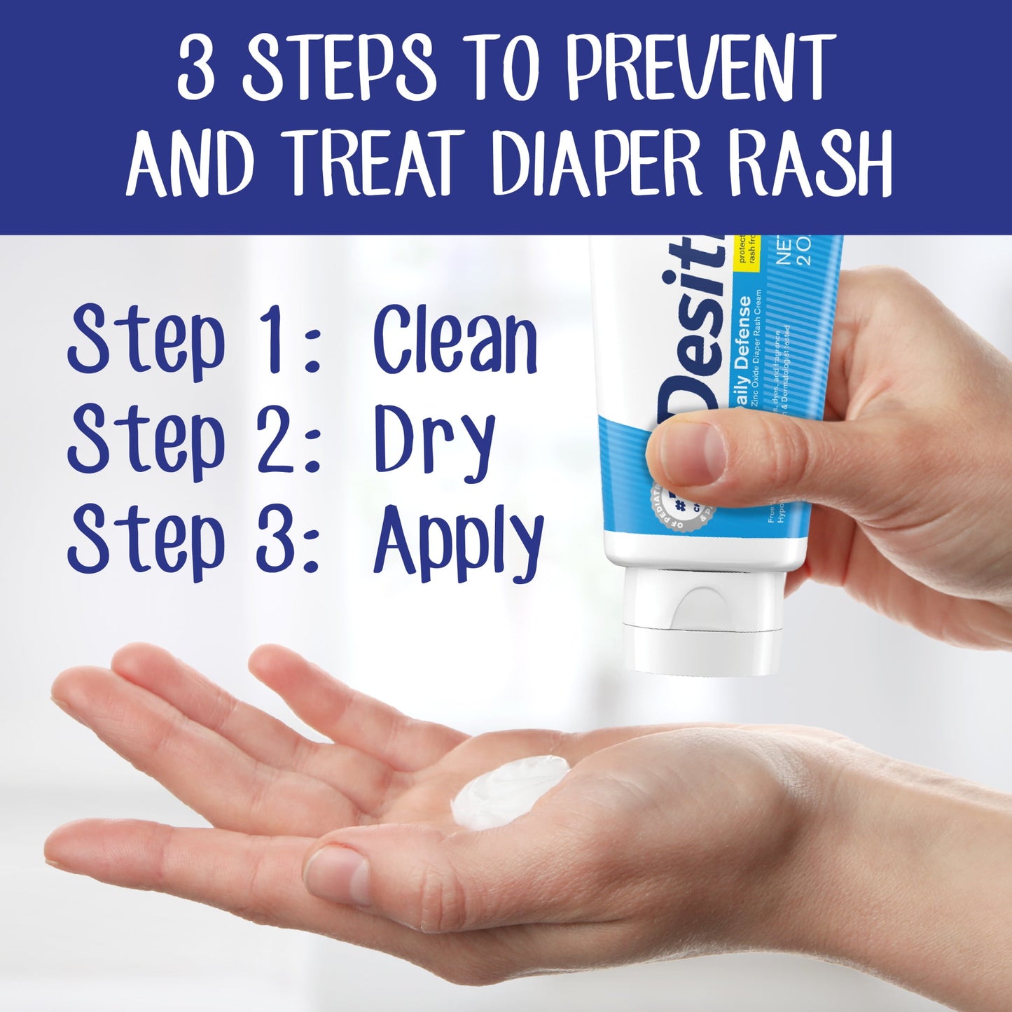 Daily Defense Baby Diaper Rash Cream with Zinc Oxide – Gentle Protection for Delicate Skin