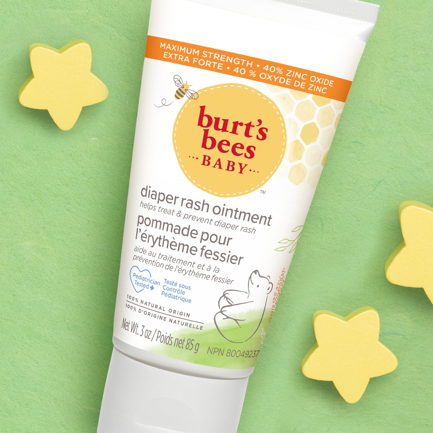 Burt's Bees Baby 100% Natural Origin Diaper Rash Ointment – Gentle, Natural Protection