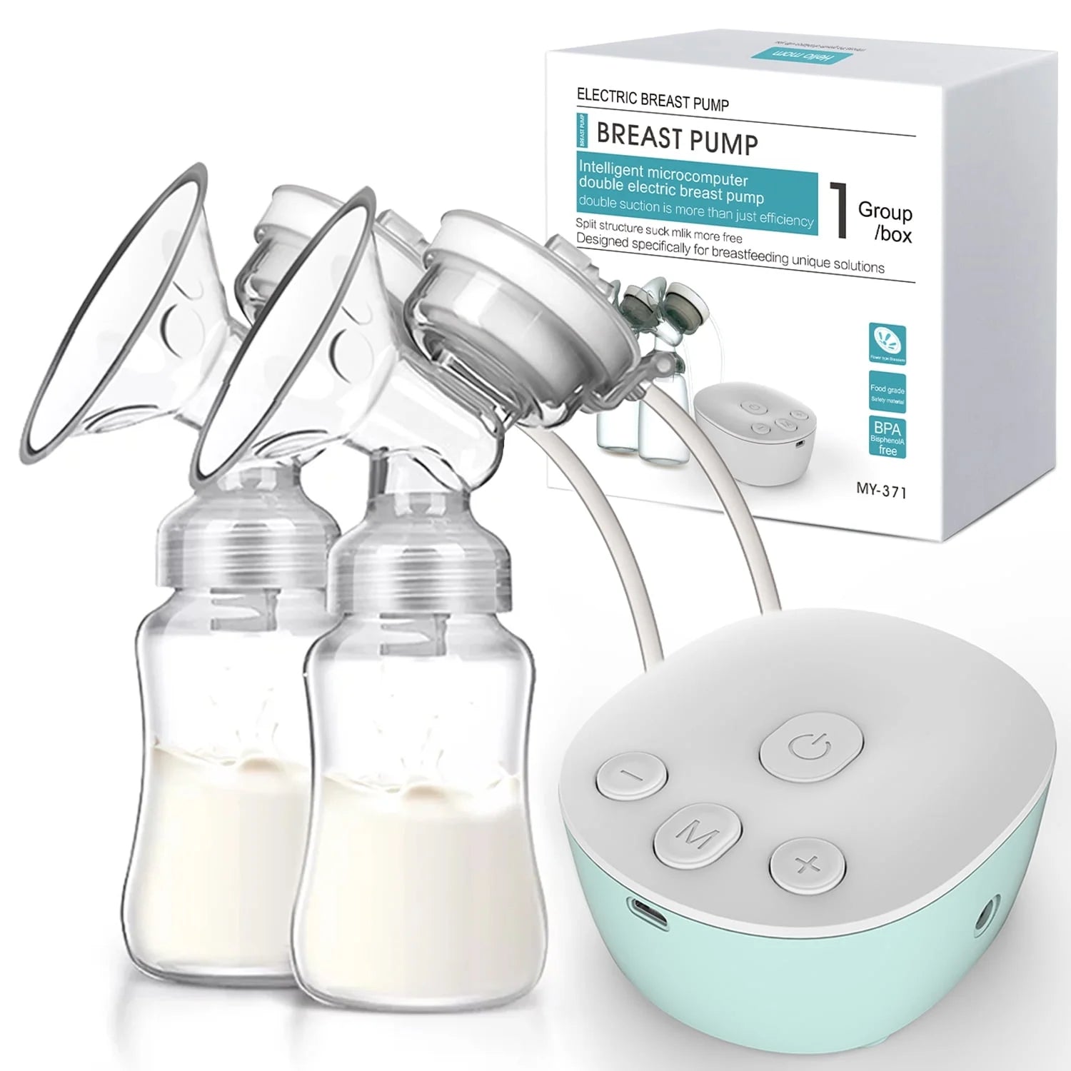 Double Electric Breast Pump – Portable, Pain-Free, and Powerful Milk Collection