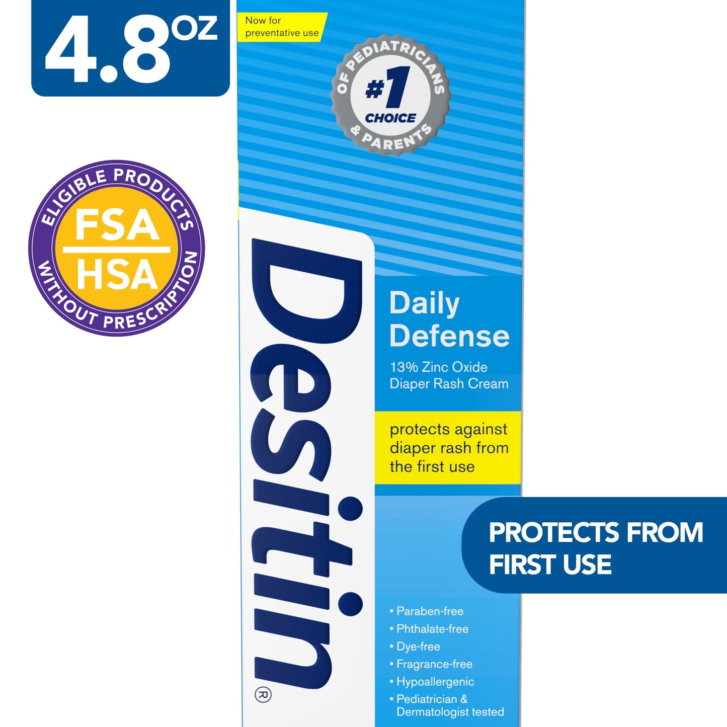 Daily Defense Baby Diaper Rash Cream with Zinc Oxide – Gentle Protection for Delicate Skin